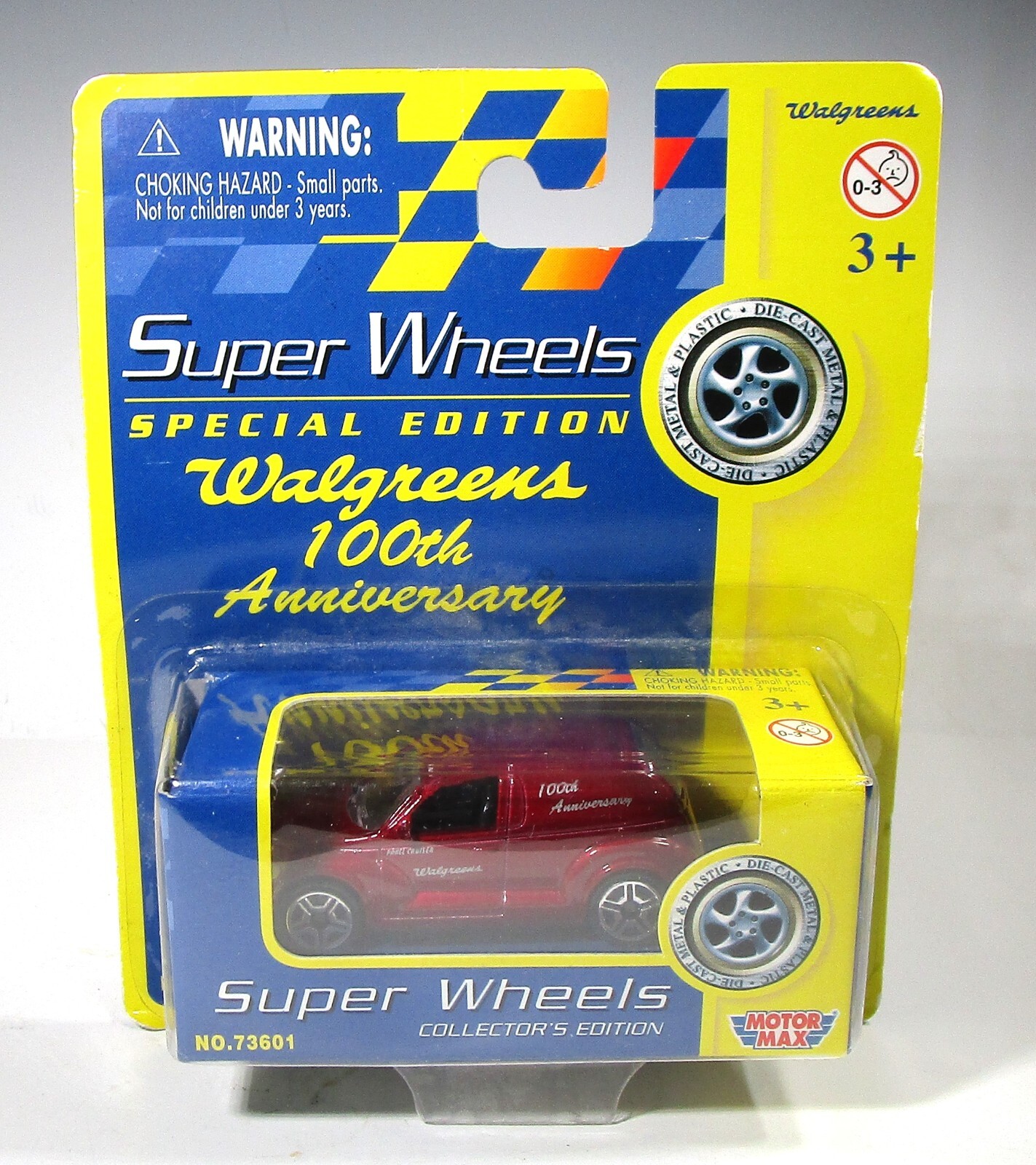 Walgreens 100th Anniversary Super Wheels Red PT Cruiser