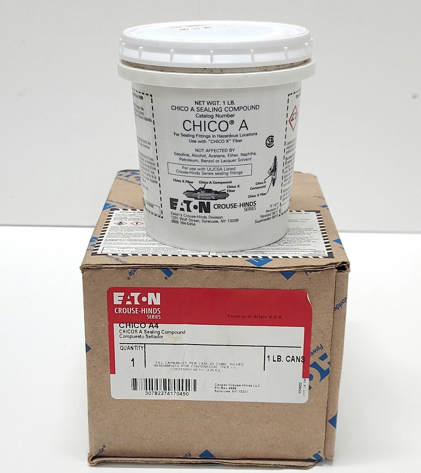 EATON Crouse-Hinds CHICO A4 Sealing Compound 1 LB & 1 Oz Of