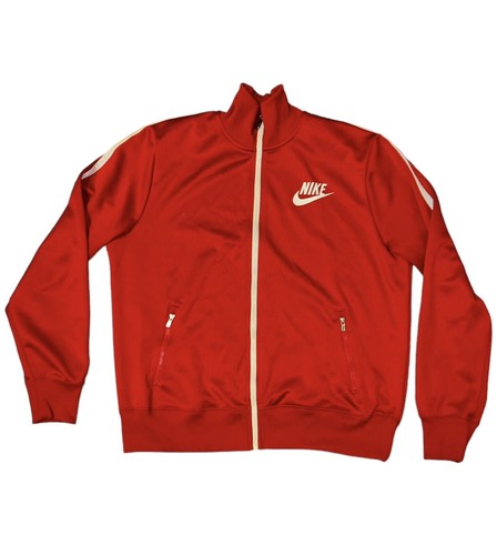 NIKE☆UNISEX BIG LOGO ナイキ ビッグロゴ ジャケット 90s NIKEナイキ ビッグロゴ ツートン ナイロンジャケット 紺×白