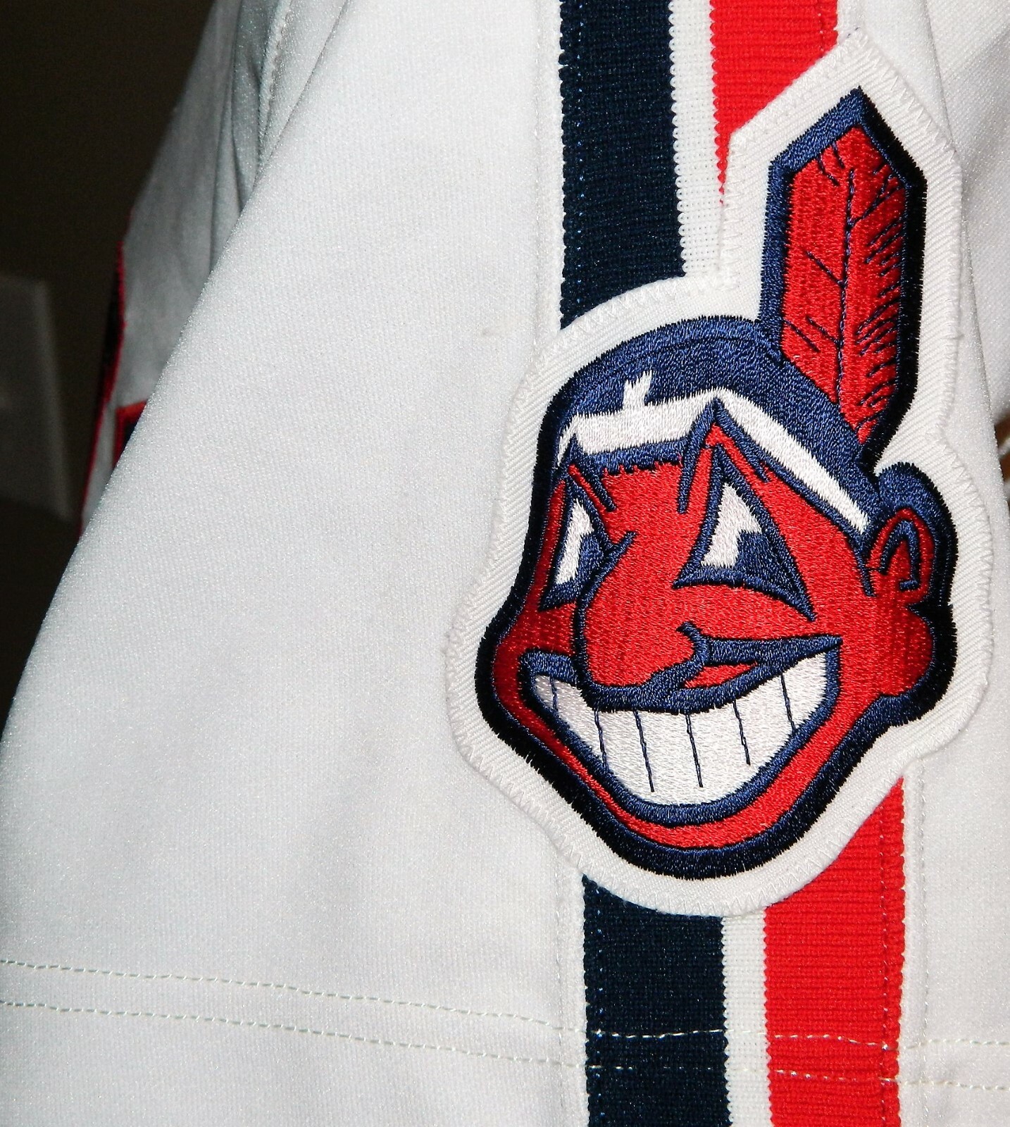 1993 Thomas Howard Game Worn Cleveland Indians Home Jersey #33 - Russell