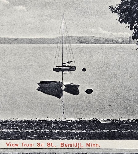 Vintage - 1919 Leech Lake Bemidji, MN Bloom Brothers Postcard Free S&H!