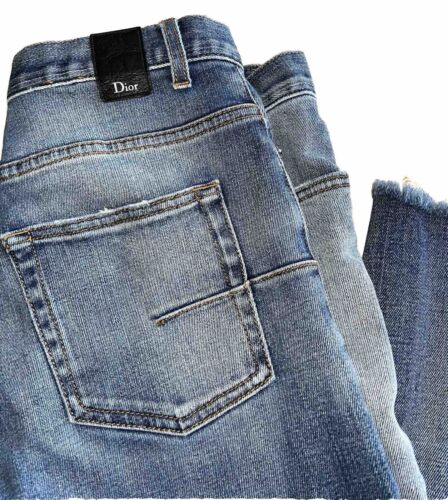 DIOR HOMME Stretch Button Fly Jeans 29 SLIM 17.5 CM Hedi DIOR HOMME Stretch Button Fly Jeans 29 SLIM 17.5 CM Hedi