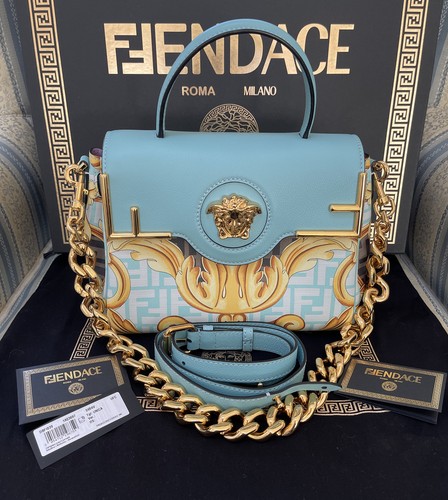 Fendace Fendi X Versace Collaboration La Medusa Turquoise Fendace Fendi X Versace Collaboration La Medusa Turquoise