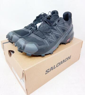Salomon Speedcross 5 Gore-tex Trail Running Shoes - Black/Phantom, Women's US 7