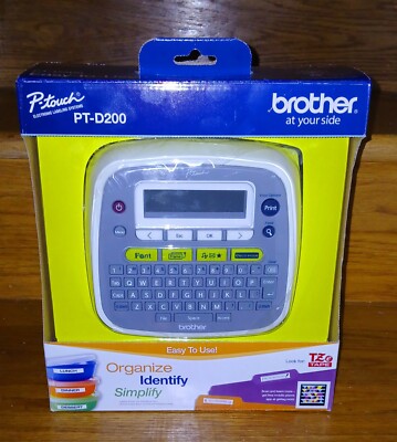 BROTHER P-Touch PT-D200 Desktop Label Maker For Home & Office NEW