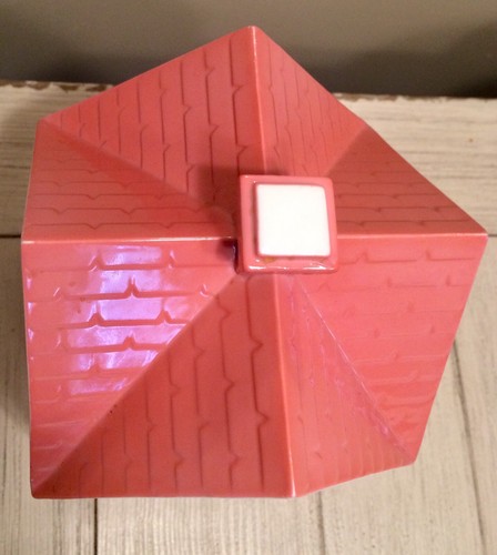 Vintage 1990 Lenox China Village SUGAR CANISTER SWEET Shoppe