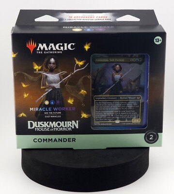MTG DuskMourn Miracle Worker Commander Deck Precon Magic SEALED House of Horror