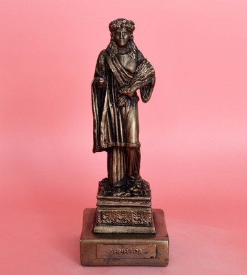 Goddess Demeter small sculpture - Greek Goddess of Agriculture and Harvest