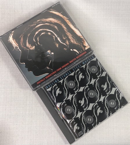 ROLLING STONES - （3個） Rolling Stones 3 CD Lot Steel Wheels Hot Rocks 1964-1971