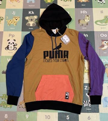 Puma x Staple Pigeon Create From Chaos Mens Sz Medium Multicolor Hoodie NEW!!!