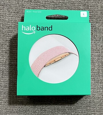 RARE NEW SEALED Amazon Halo Band Activity Tracker Large Rose Gold For IPhone