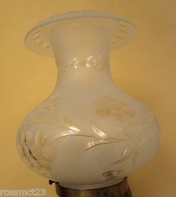 Vintage Lighting matched pair brass sconces Astral shades. Large