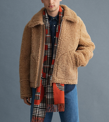 Gant shearling jacket cheap