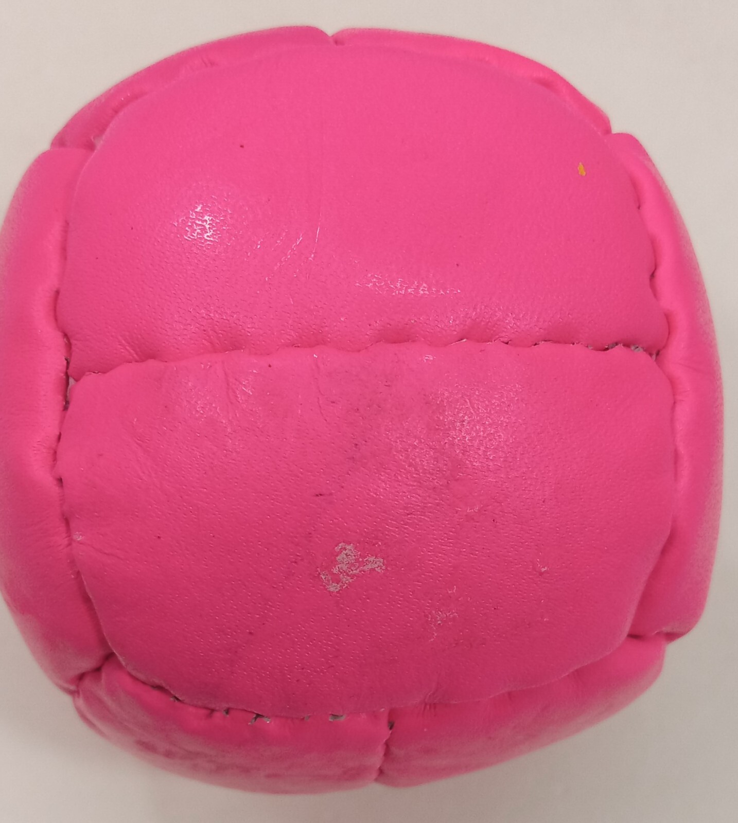 Juggling Balls (Set of 6) - 12 Panel Genuine Leather - Colors Vary - B-Grade