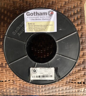 Gotham GAC-2 Microphone Cable-  125 Foot Spool
