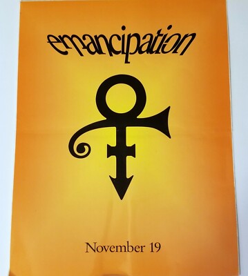 King &amp; Prince 会報 PRINCE 8 X 10 PROMO STICKER EMANCIPATION SYMBOL R&B FUNK POP