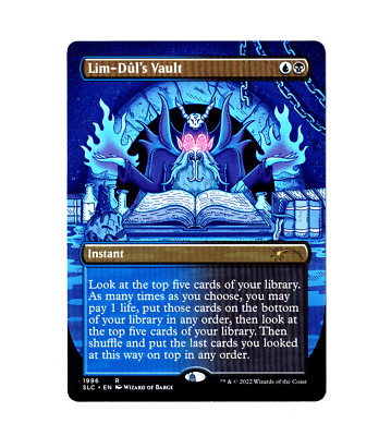 MTG Secret Lair 30th Countdown Lim-Dul's Vault Non Foil Unplayed NM