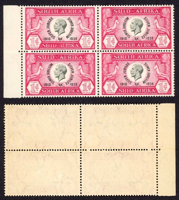 South Africa SG66c and 66d 1d Tagged ear and Scratches through Afrika M/M Cat 25