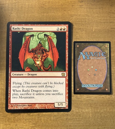 Rathi Dragon ラースのドラゴン　等　大判　Oversized MTG✨Oversized RATHI DRAGON Promo✨Box Topper 9th Edition