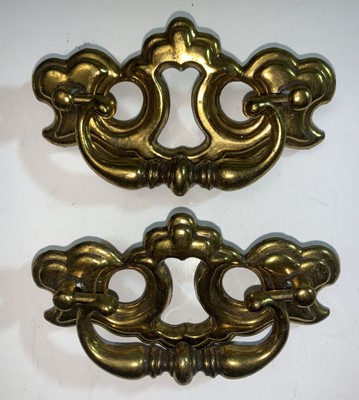 Set of nine Vintage MCM antique copper drawer pulls 1 14 vertical centers 9