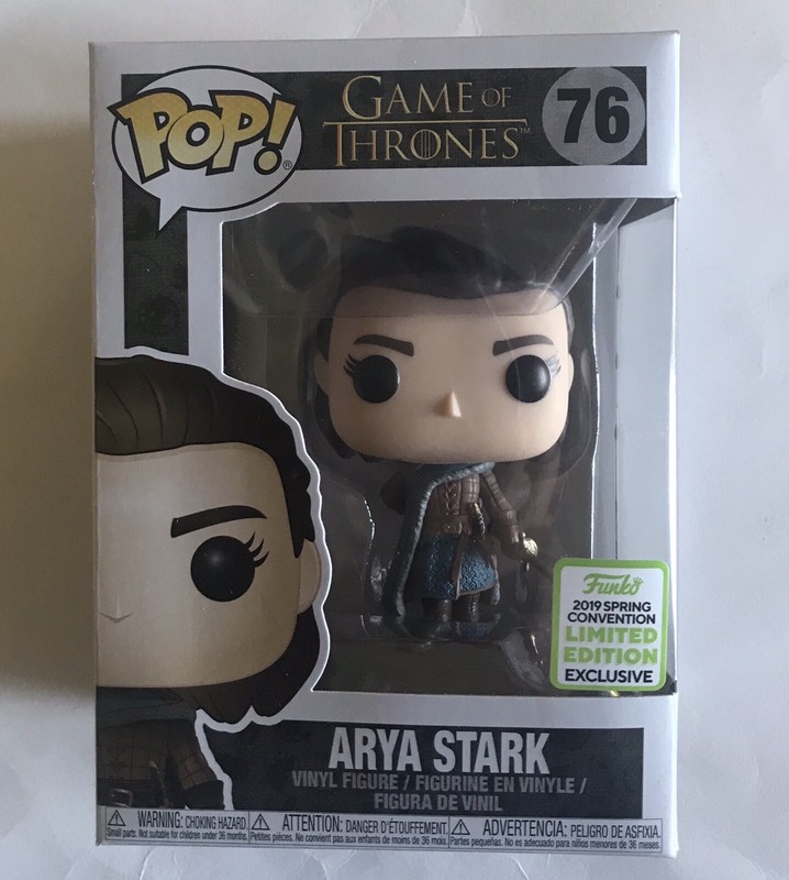 arya stark funko pop 76