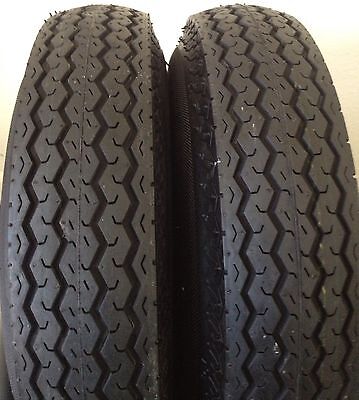 2 (TWO)  480-8 4.80-8 6 PLY RATED HEAVY DUTY  HI WAY SPEED TRAILER TIRES  NEW