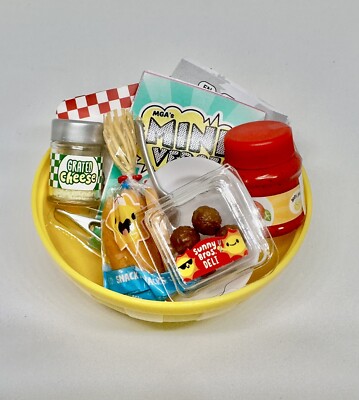 MGA Miniverse Make It Mini Meatball Sub Cafe Series 3 New Resin