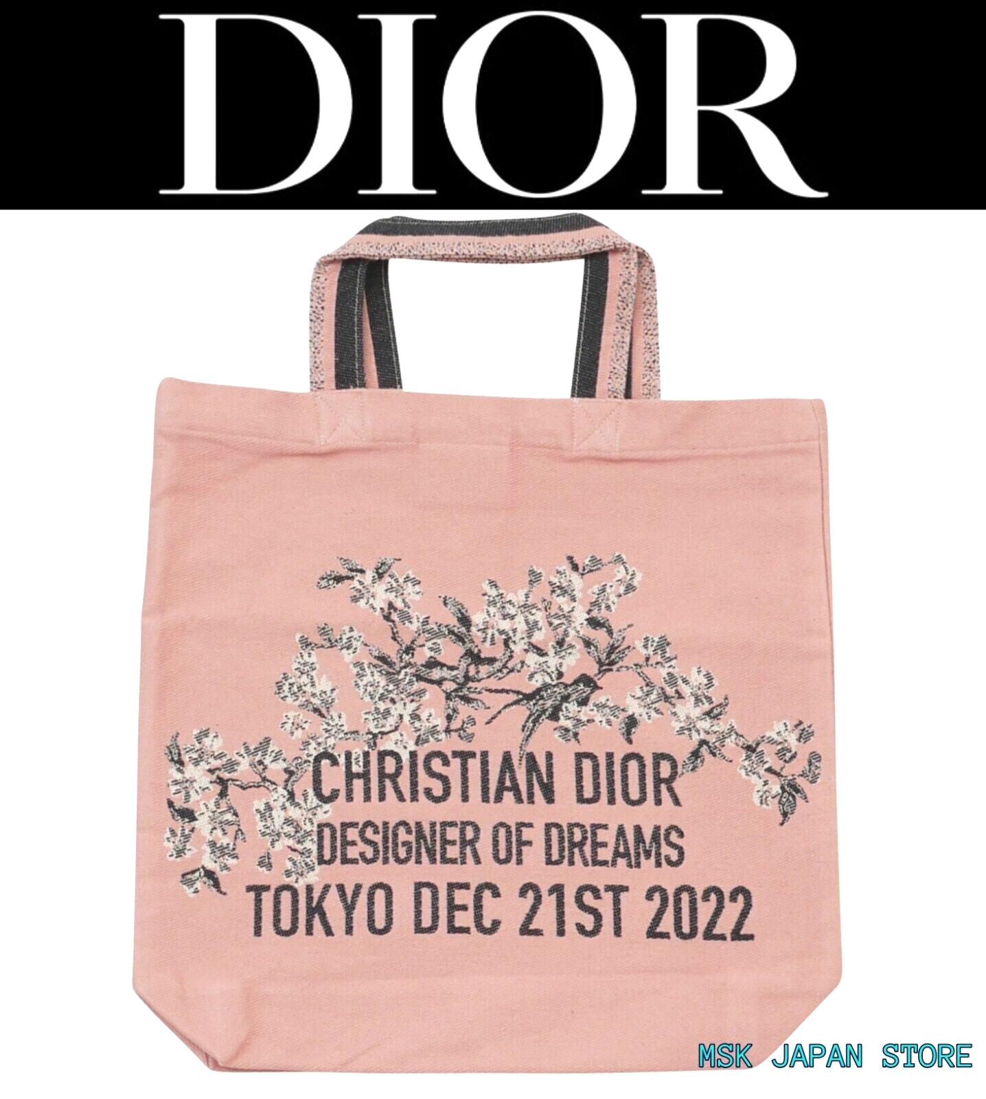Christian Dior Tote Bag TOKYO DESIGNER OF DREAMS Japan