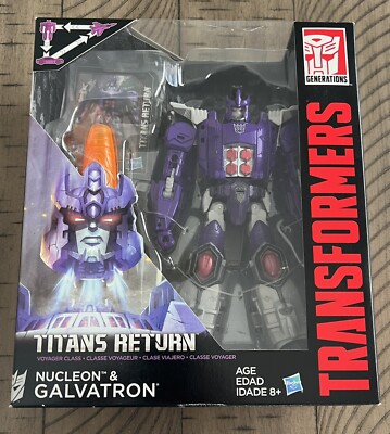 Transformers Generations Titans Return Nucleon and Galvatron *