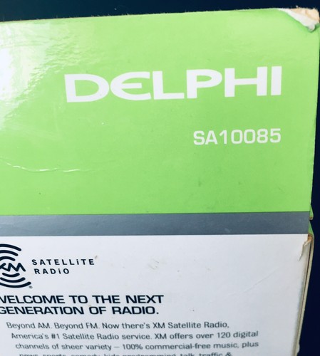 XM Satellite Radio Roady 2 Receiver Delphi SA10085 New Complete in Sun Faded Pkg