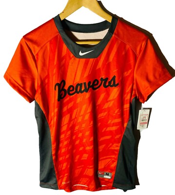 Nike Youth Oregon State Beavers Jersey, Orange, Medium