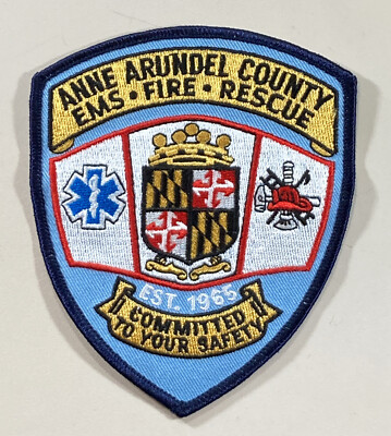 Anne Arundel County Maryland Fire EMS Rescue Patch