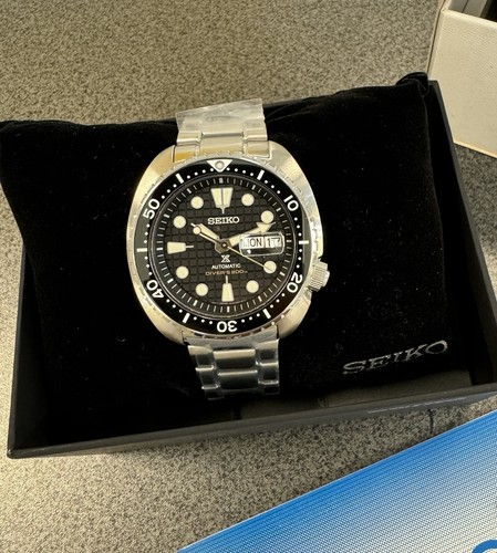 Pre-owned Seiko Prospex Automatic King Turtle 200m Diver Watch Srpe03 With Tag