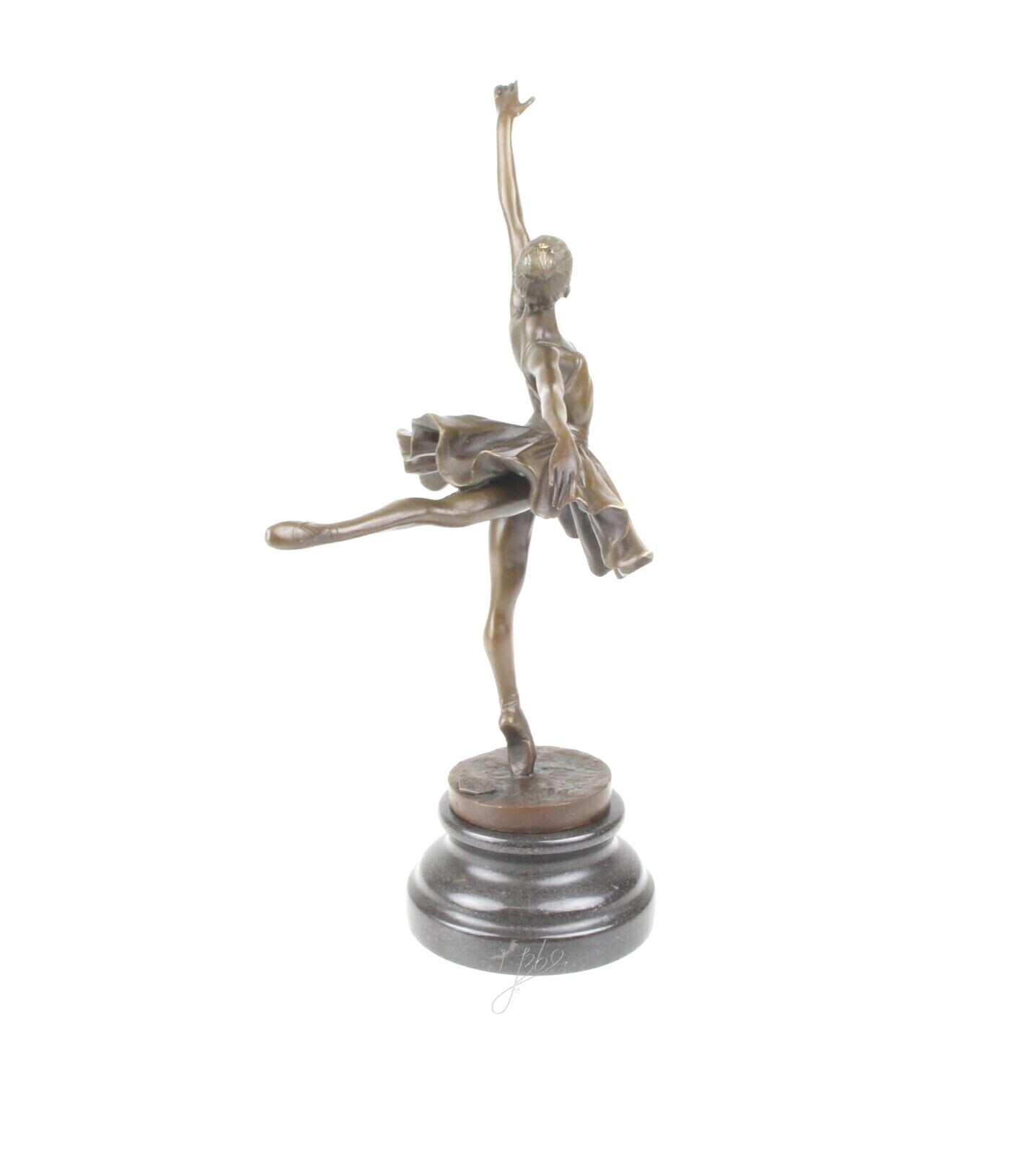 BRONZEFIGUR BALLERINA TÄNZERIN MÄDCHEN FIGUR BRONZE