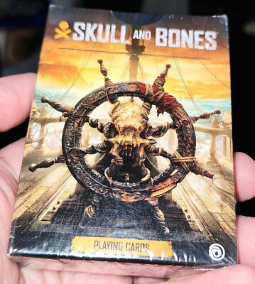 UBISOFT SKULL AND BONES PIRATES PLAYING CARDS PROMOTION FACTORY SEALED BRAND NEW