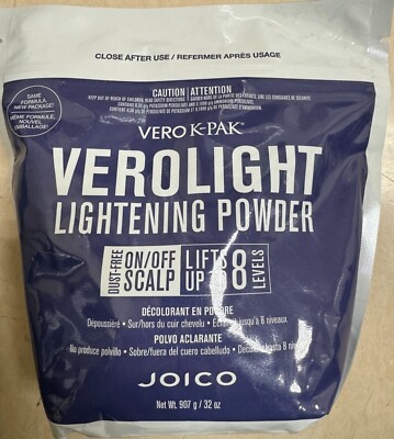 Joico VeroLight Dust-Free Lightening Powder - 32 oz Up to 8 Level