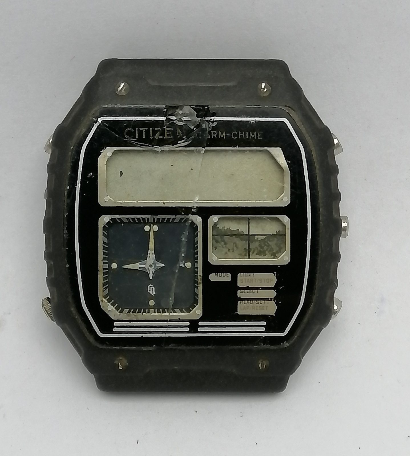 Citizen Alarm-Chime Quartz 41-9851 Chronograph Ana Digi Citizen Alarm-Chime Quartz 41-9851 Chronograph Ana Digi