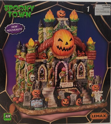 Lemax Spooky Town 2022 Crypt Of The Lost Pumpkin Souls #25841