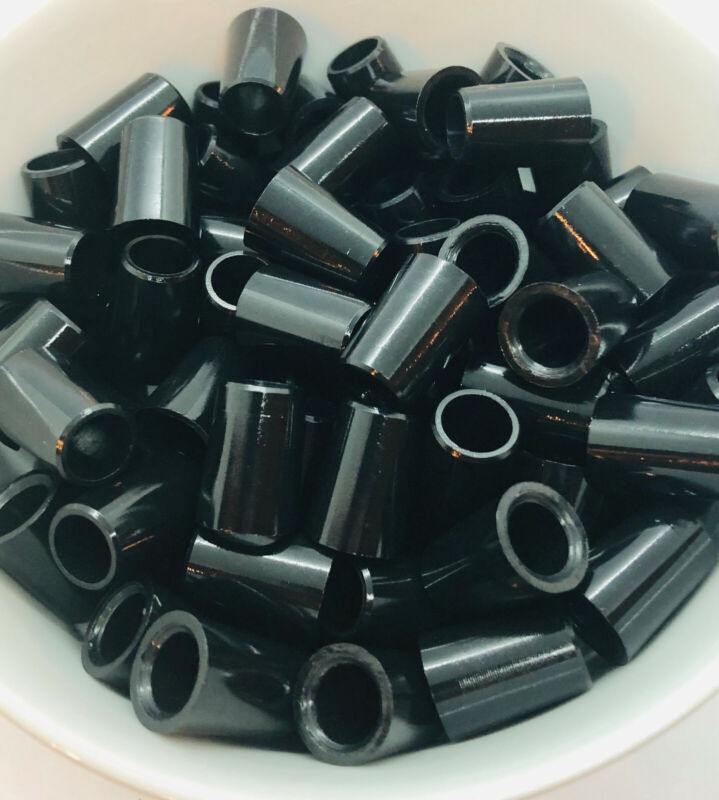 (12) Premium Quality Iron Ferrules Solid Black  0.75" - Choose .355 .370