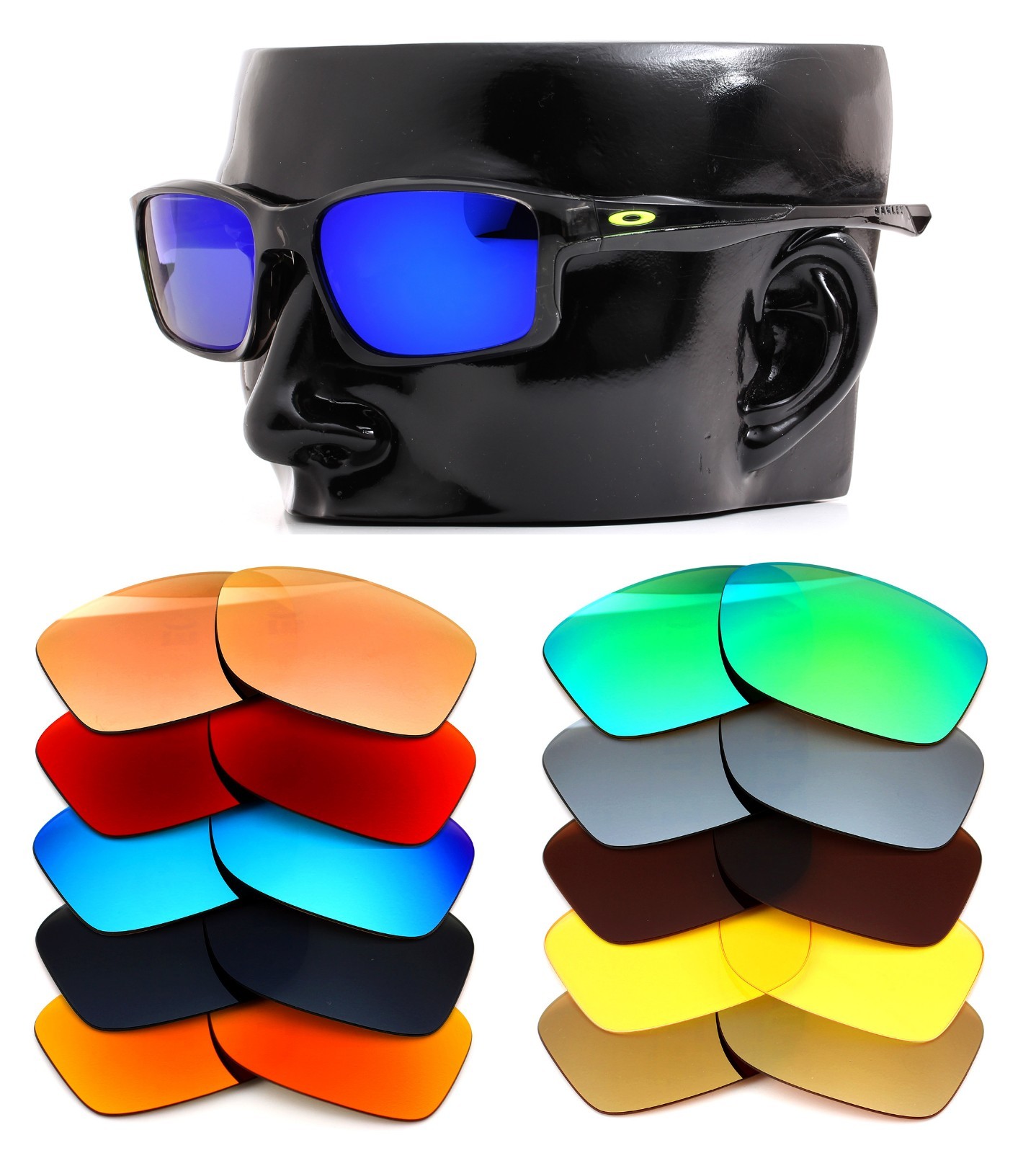 Polarized IKON Iridium Replacement Lenses For Oakley Chainlink Sunglasses
