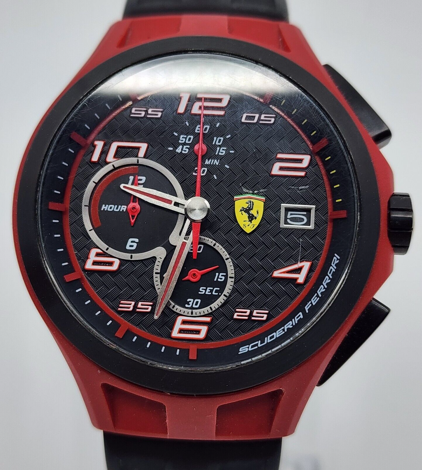 Ferrari 時計　0830254 Ferrari Watch Original SCUDERIA FERRARI Men Black Analogue