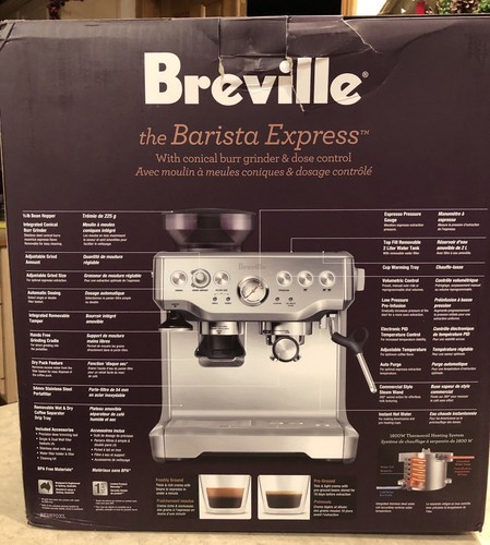 Breville BES860XL Barista Express Espresso Machine NICE!!