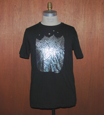 Thomas Campbell Bonny Doon Art Junk T Shirt Men's Large Black Silver Santa Cruz 