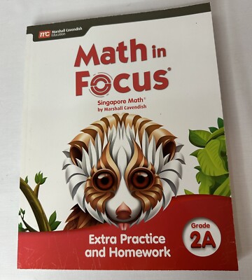 2nd Grade 2 Math In Focus Extra Practice and Homework Volume A 2A Singapore