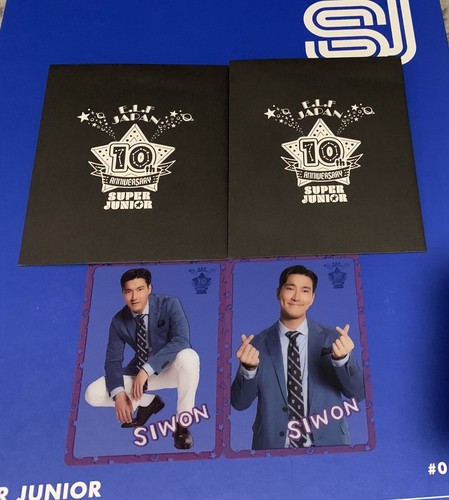 SUPER JUNIOR SIWON OFFICIAL ELF JAPAN 10th ANNIVERSARY CLEAR