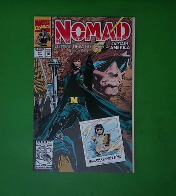 NOMAD #1 VOL. 2 8.0 1ST APP MARVEL COMIC BOOK H64-58