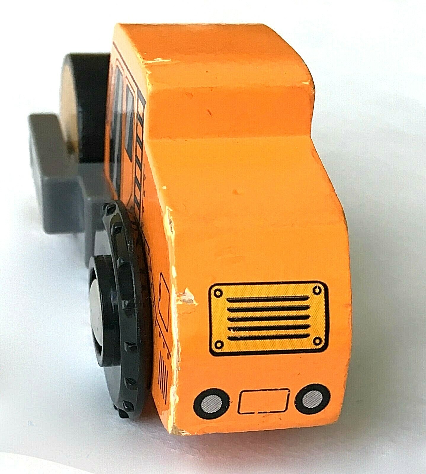 Steam Roller Wooden Train Toy