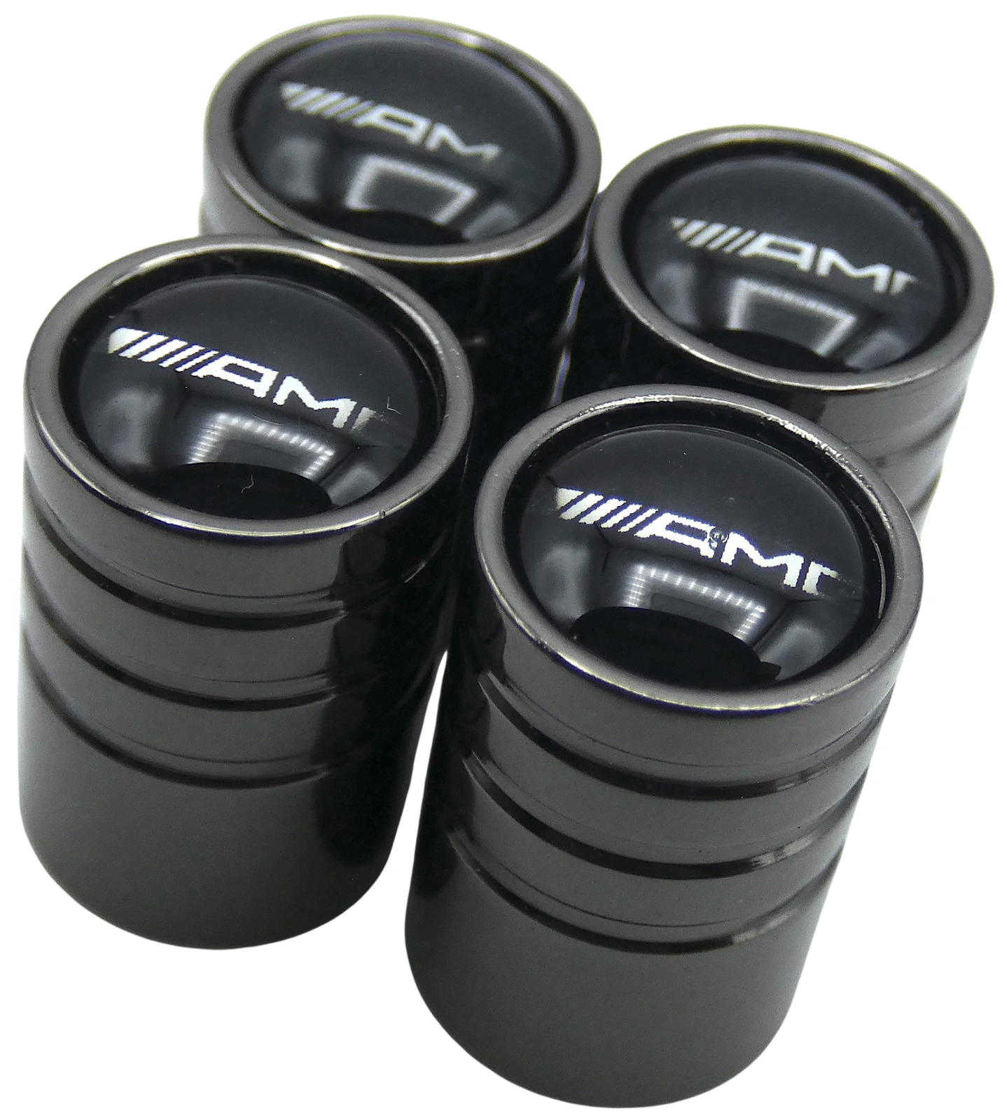 AMG Tire Wheel Stem Air Valve CAPS for auto, car, truck, SUV (1 SET)