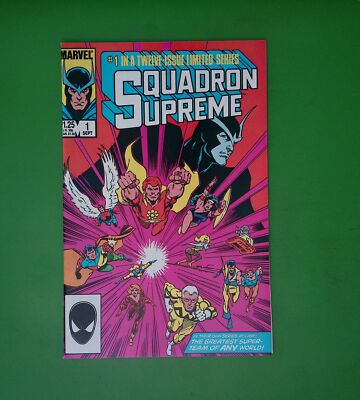 SQUADRON SUPREME #1 VOL. 1 HIGH GRADE 1ST APP MARVEL COMIC BOOK H63-12