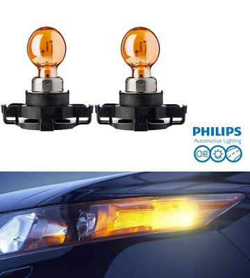 Philips PY24WSV 12274 24W Two Bulbs Front Turn Signal Light Replacement Stock OE